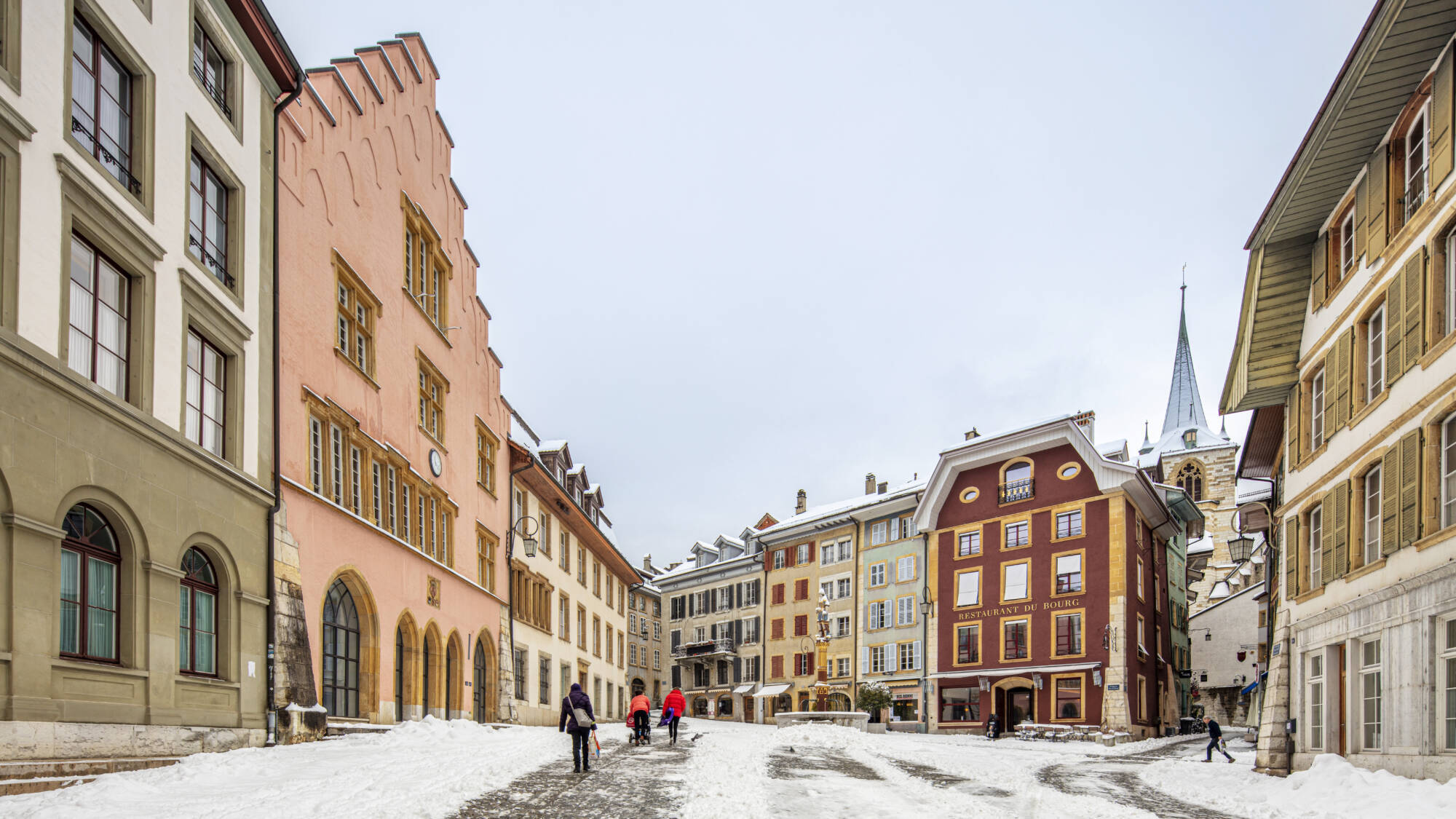 Winter in der Bieler Altstadt